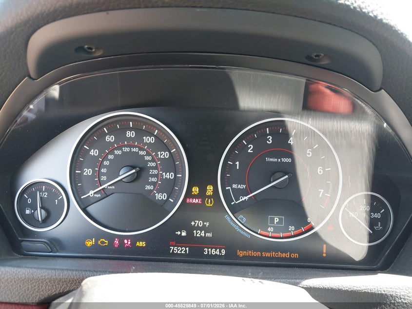 2016 BMW 4er VIN WBA3V7C50G5A28506 IAAI salvage auction — FRONT & REAR, Wait Title, sold $3,300 on 2026-08-16 (photo 7)