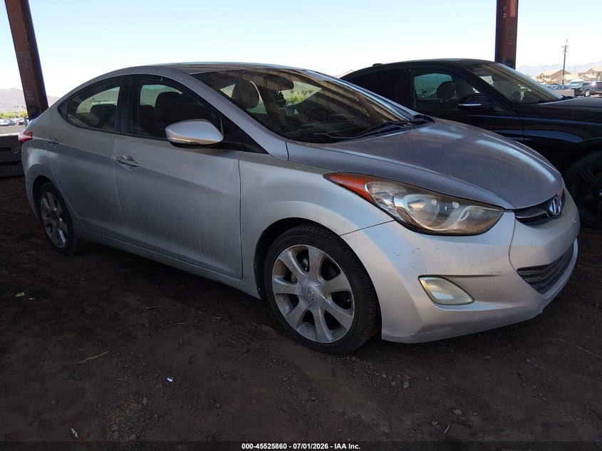 2012 Hyundai Elantra VIN KMHDH4AE6CU208047 IAAI salvage auction — NORMAL WEAR, Restored (Arizona), sold $450 on 2026-07-21 (photo 1)