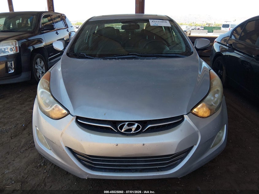 2012 Hyundai Elantra VIN KMHDH4AE6CU208047 IAAI salvage auction — NORMAL WEAR, Restored (Arizona), sold $450 on 2026-07-21 (photo 6)