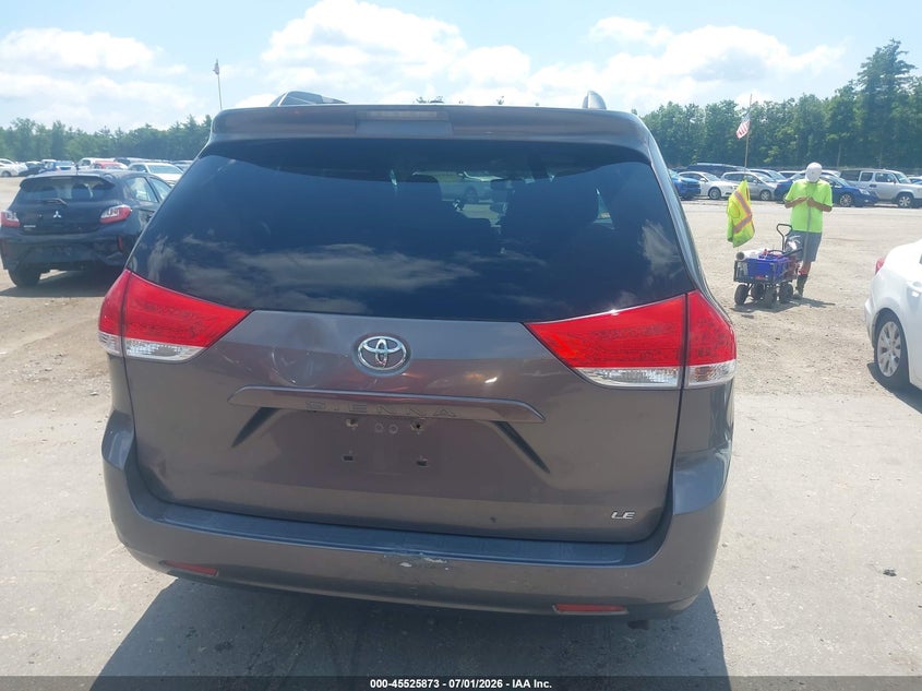 2011 Toyota Sienna VIN 5TDKK3DC2BS130824 IAAI salvage auction — NORMAL WEAR, Clear (Massachusetts), sold $2,175 on 2026-07-10 (photo 6)