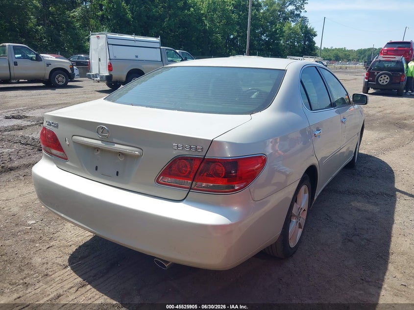 2006 Lexus Es 330 VIN JTHBA30G465151518 IAAI salvage auction — NORMAL WEAR, Clear (Maryland), sold $425 on 2026-07-15 (photo 4)