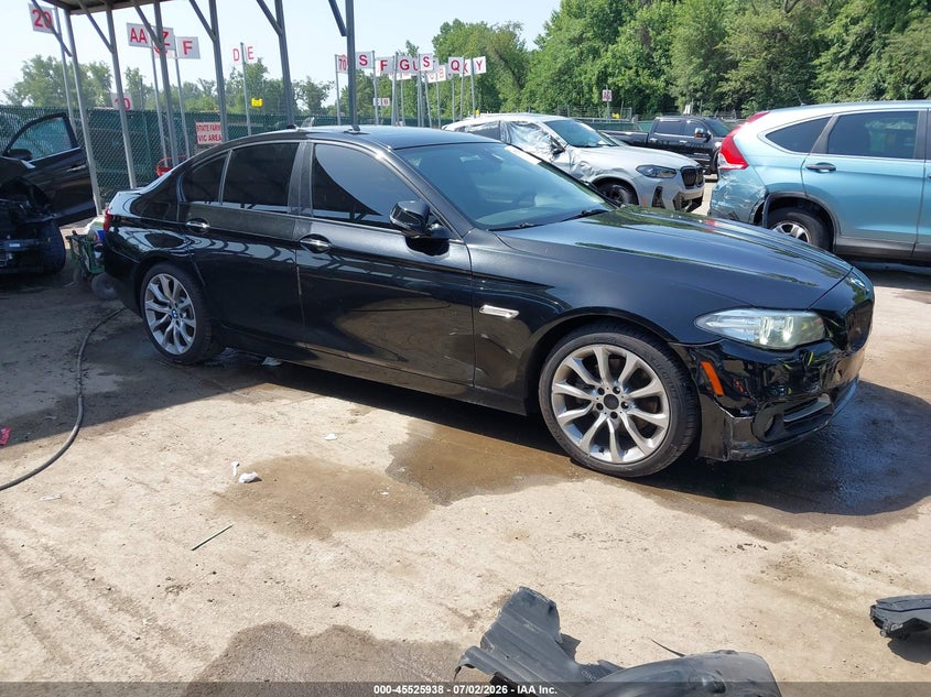 2016 BMW 5er VIN WBA5A7C55GG146816 IAAI salvage auction — REAR END, Salvage - Greater Than 75% (Maryland), sold $3,400 on 2026-08-06 (photo 1)