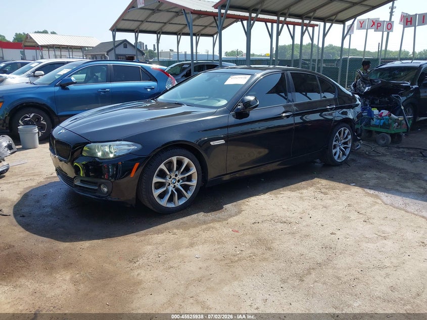2016 BMW 5er VIN WBA5A7C55GG146816 IAAI salvage auction — REAR END, Salvage - Greater Than 75% (Maryland), sold $3,400 on 2026-08-06 (photo 2)