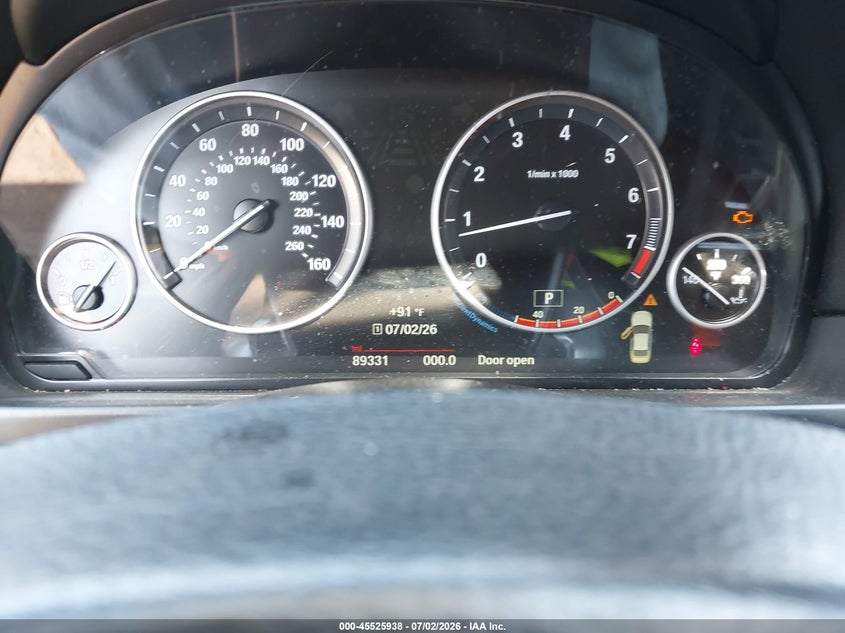 2016 BMW 5er VIN WBA5A7C55GG146816 IAAI salvage auction — REAR END, Salvage - Greater Than 75% (Maryland), sold $3,400 on 2026-08-06 (photo 7)