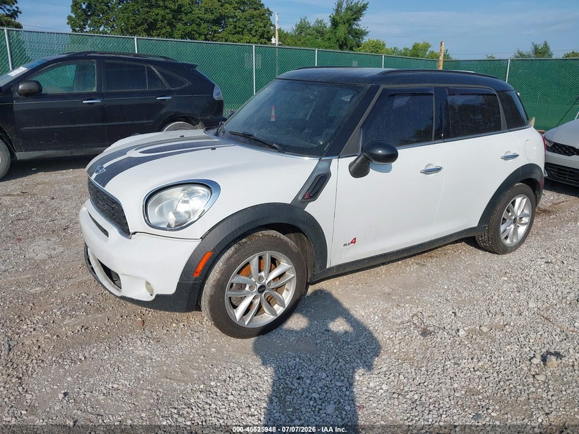 2014 Mini Countryman VIN WMWZC5C59EWP41199 IAAI salvage auction — FRONT END, Salvage Title, sold $1,400 on 2026-08-12 (photo 2)
