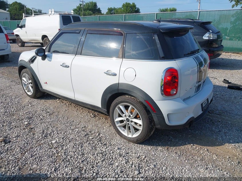 2014 Mini Countryman VIN WMWZC5C59EWP41199 IAAI salvage auction — FRONT END, Salvage Title, sold $1,400 on 2026-08-12 (photo 3)