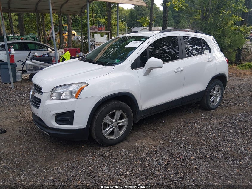 2015 Chevrolet Trax VIN KL7CJRSB6FB203241 IAAI salvage auction — FRONT END, Clear (Virginia), sold $675 on 2026-07-28 (photo 2)