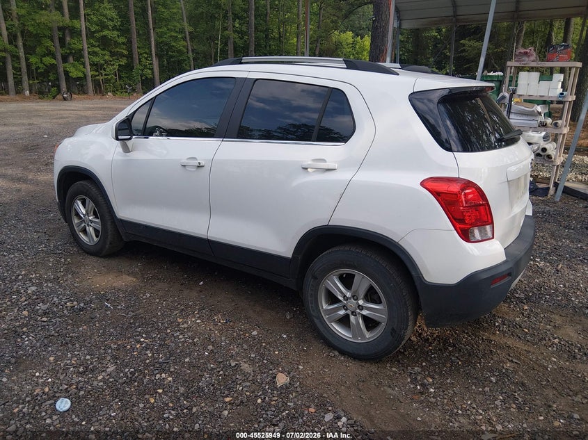 2015 Chevrolet Trax VIN KL7CJRSB6FB203241 IAAI salvage auction — FRONT END, Clear (Virginia), sold $675 on 2026-07-28 (photo 3)