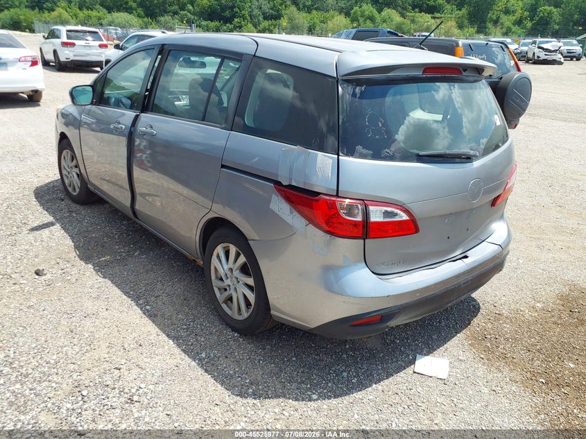 2012 Mazda 5 VIN JM1CW2BLXC0109987 IAAI salvage auction — NORMAL WEAR, Clear (Illinois), sold $425 on 2026-07-22 (photo 3)