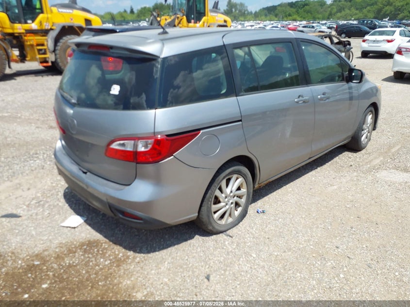 2012 Mazda 5 VIN JM1CW2BLXC0109987 IAAI salvage auction — NORMAL WEAR, Clear (Illinois), sold $425 on 2026-07-22 (photo 4)