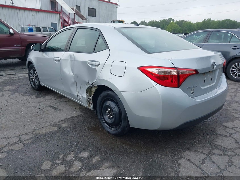 2017 Toyota Corolla VIN 5YFBURHE0HP614954 IAAI salvage auction — LEFT SIDE, Salvage - 75% Or Less (Maryland), sold $2,650 on 2026-07-22 (photo 3)