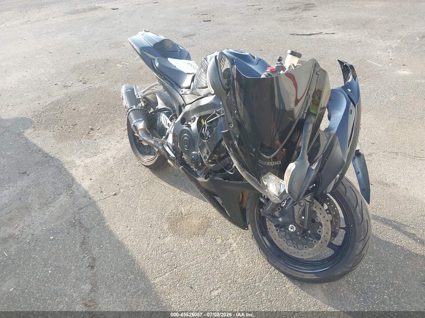 2008 Suzuki Gsx-r750 VIN JS1GR7LA182100961 IAAI salvage auction — FRONT END, Mv-907A (New York), sold $1,150 on 2026-07-28 (photo 1)