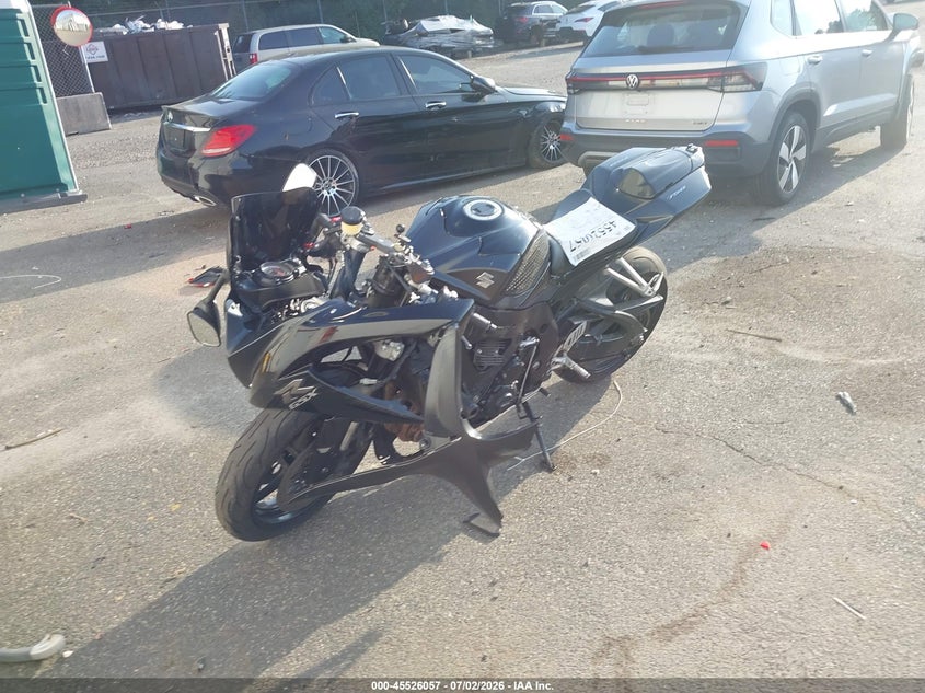 2008 Suzuki Gsx-r750 VIN JS1GR7LA182100961 IAAI salvage auction — FRONT END, Mv-907A (New York), sold $1,150 on 2026-07-28 (photo 2)