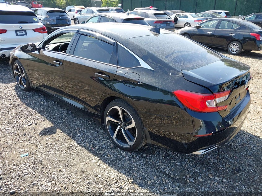 2021 Honda Accord VIN 1HGCV2F31MA010842 IAAI salvage auction — FRONT & REAR, Wait Title, sold $7,975 on 2026-09-11 (photo 3)