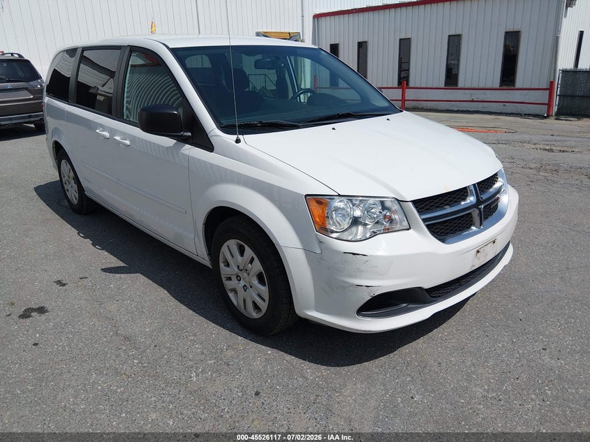2017 Dodge Grand caravan VIN 2C4RDGBG8HR724180 IAAI salvage auction — NORMAL WEAR, Sf97 (Maryland), sold $11,100 on 2026-08-18 (photo 1)