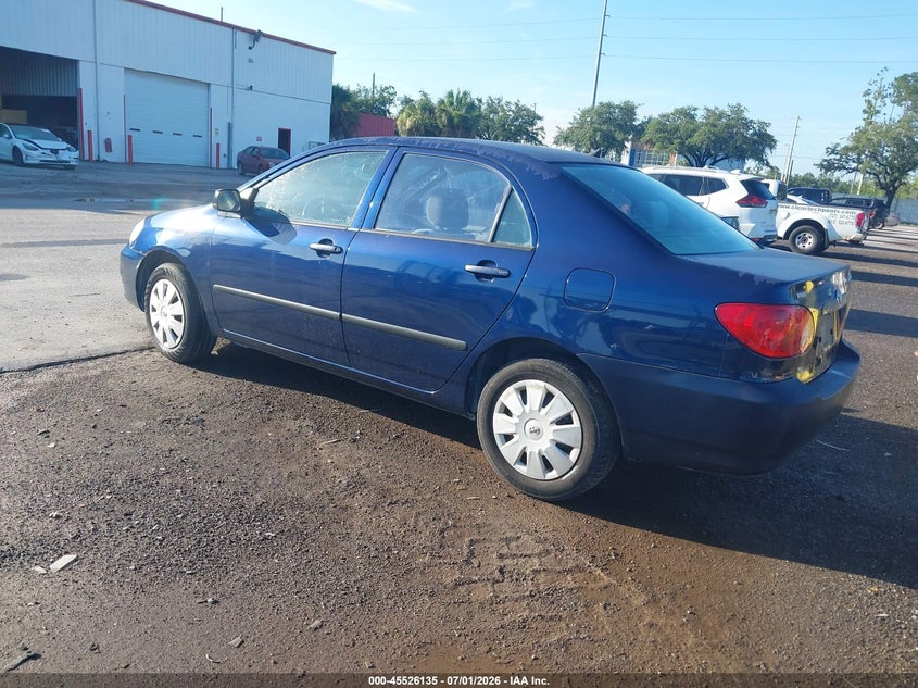 2003 Toyota Corolla VIN JTDBR32E130010047 IAAI salvage auction — NORMAL WEAR, Clear (Florida), sold $850 on 2026-07-29 (photo 3)