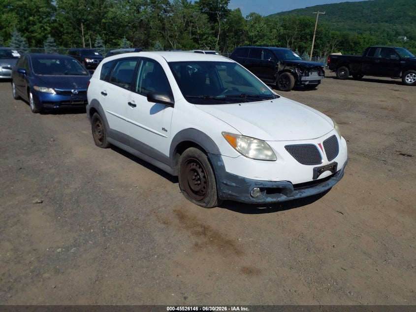 2005 Pontiac Vibe VIN 5Y2SL63815Z449713 IAAI salvage auction — NORMAL WEAR, Clear (New Jersey), sold $400 on 2026-07-30 (photo 1)