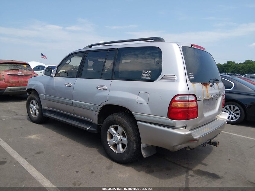 1999 Toyota Land cruiser VIN JT3HT05J0X0044364 IAAI salvage auction — NORMAL WEAR, Clear (North Carolina), sold $1,100 on 2026-07-29 (photo 3)