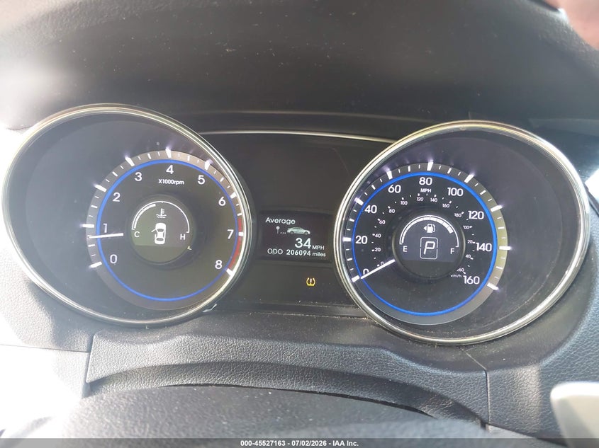 2012 Hyundai Sonata VIN 5NPEC4AB9CH358757 IAAI salvage auction — RIGHT FRONT, Salvage (Pennsylvania), sold $325 on 2026-07-15 (photo 7)