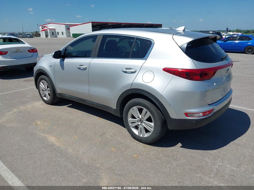 2018 Kia Sportage VIN KNDPMCAC7J7315920 IAAI salvage auction — HAIL, Certificate Of Title (Nebraska), sold $50 on 2026-07-30 (photo 3)