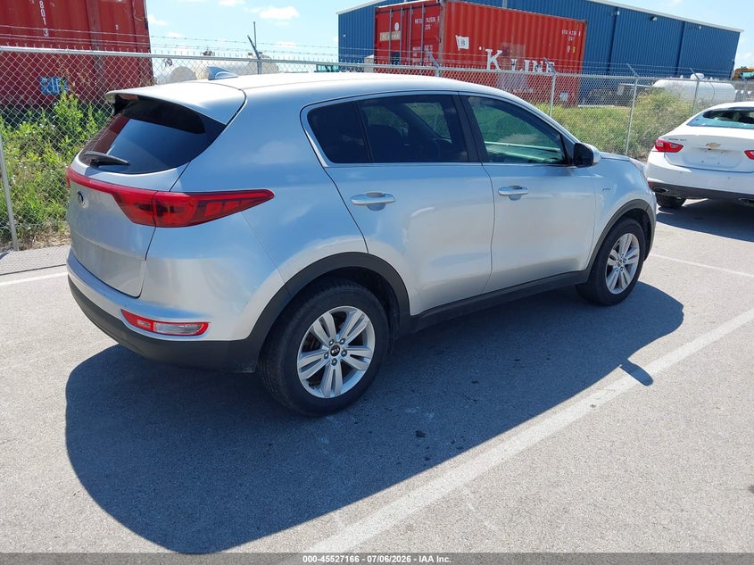 2018 Kia Sportage VIN KNDPMCAC7J7315920 IAAI salvage auction — HAIL, Certificate Of Title (Nebraska), sold $50 on 2026-07-30 (photo 4)