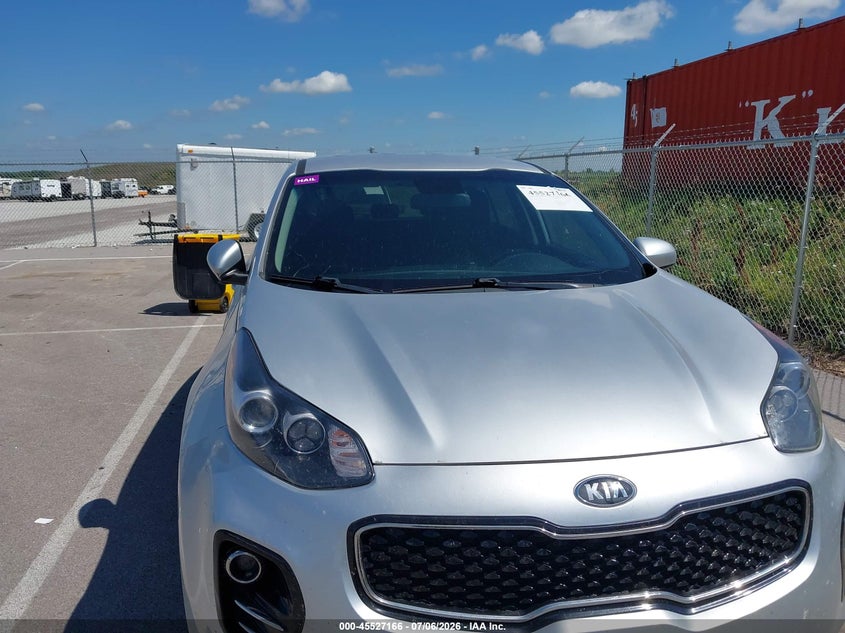 2018 Kia Sportage VIN KNDPMCAC7J7315920 IAAI salvage auction — HAIL, Certificate Of Title (Nebraska), sold $50 on 2026-07-30 (photo 6)
