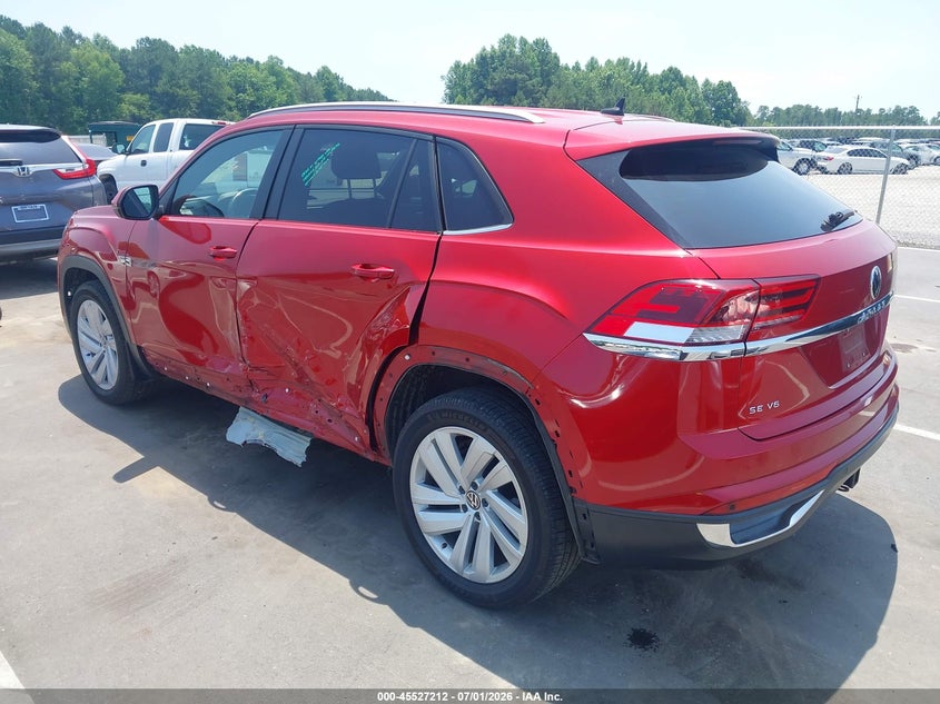 2020 Volkswagen Atlas cross sport VIN 1V2YE2CA7LC223657 IAAI salvage auction — LEFT SIDE, Salvage Title, sold $3,050 on 2026-08-20 (photo 3)