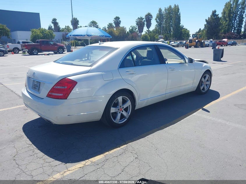 2010 Mercedes-benz S-klasse VIN WDDNG7BB6AA342126 IAAI salvage auction — FRONT END, Salvage (California), sold $725 on 2026-08-03 (photo 4)