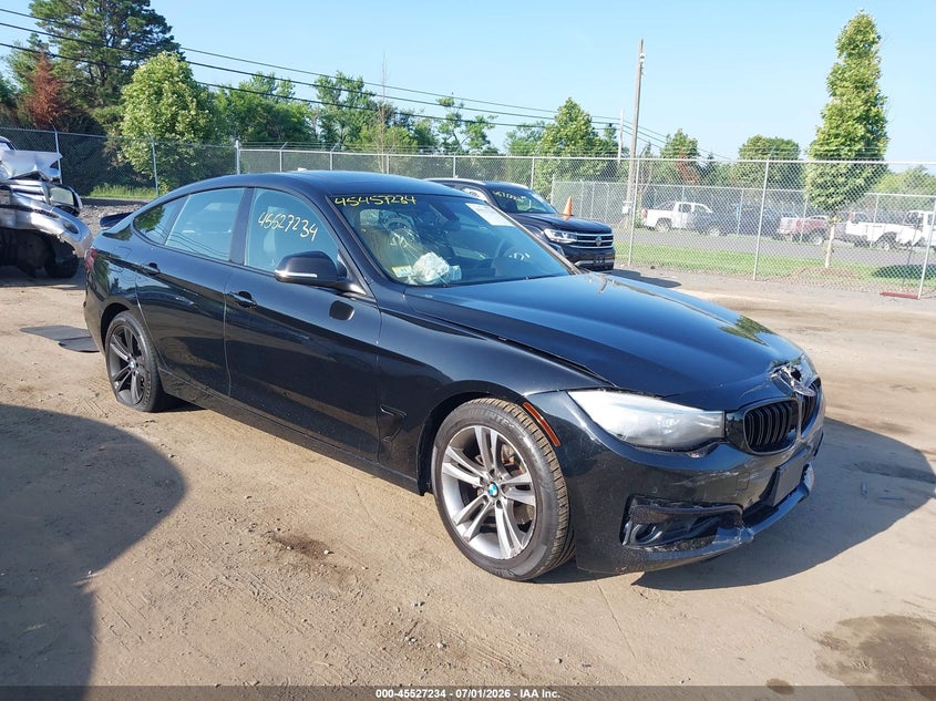 2014 BMW 3 series VIN WBA3X5C57ED556428 IAAI salvage auction — FRONT END, Clear (Virginia), sold $975 on 2026-08-05 (photo 1)