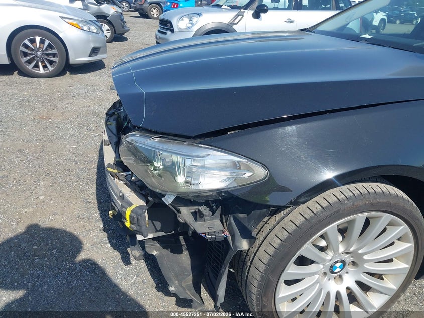 2014 BMW 5er VIN WBA5A5C59ED020820 IAAI salvage auction — FRONT END, Wait Title, sold $800 on 2026-08-17 (photo 6)