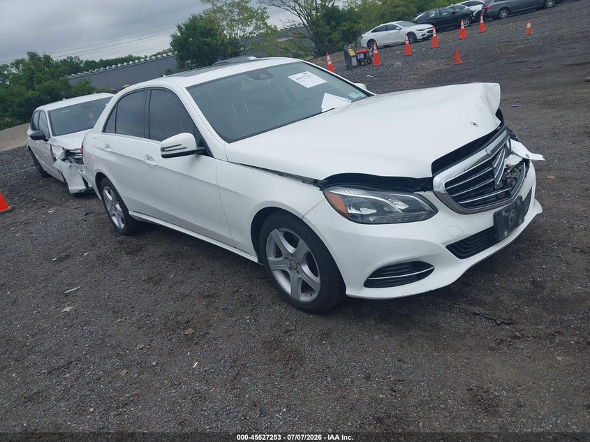 2014 Mercedes-benz E-klasse VIN WDDHF8JB1EA797012 IAAI salvage auction — FRONT END, Mv-907A (New York), sold $2,250 on 2026-07-14 (photo 1)