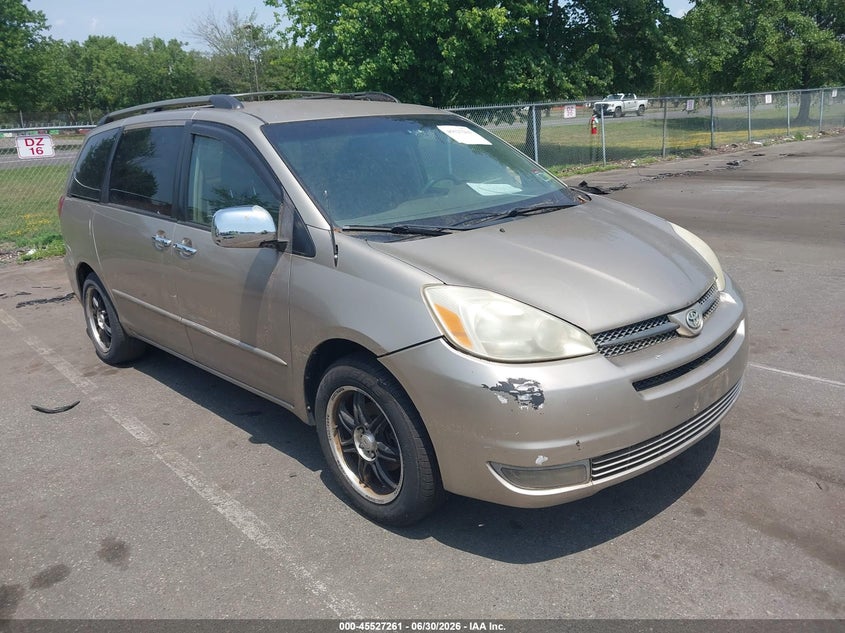 2005 Toyota Sienna VIN 5TDZA23C55S263921 IAAI salvage auction — FRONT END, Clear (New Jersey), sold $125 on 2026-07-06 (photo 1)