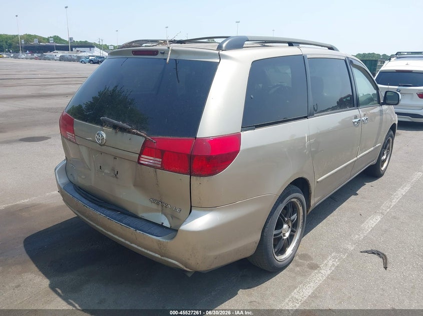 2005 Toyota Sienna VIN 5TDZA23C55S263921 IAAI salvage auction — FRONT END, Clear (New Jersey), sold $125 on 2026-07-06 (photo 4)