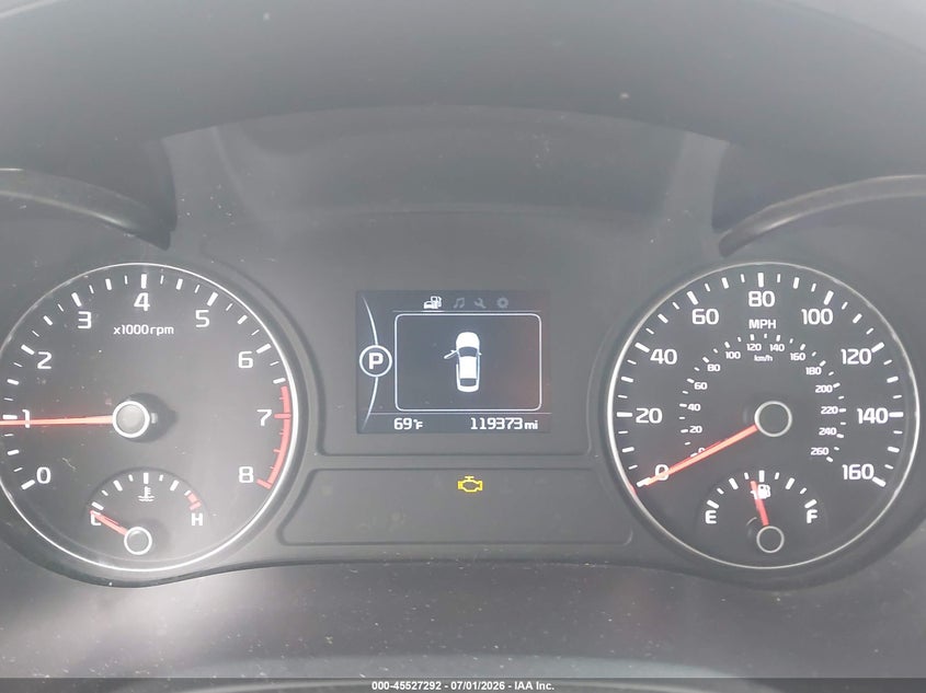 2018 Kia Optima VIN 5XXGT4L35JG252622 IAAI salvage auction — NORMAL WEAR, Clear - Dealer Only (California), sold $3,100 on 2026-07-07 (photo 7)