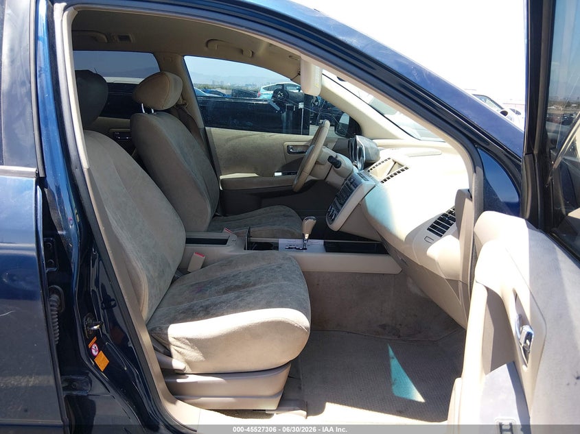 2006 Nissan Murano VIN JN8AZ08T76W415187 IAAI salvage auction — NORMAL WEAR, Clear (Nevada), sold $175 on 2026-07-17 (photo 5)