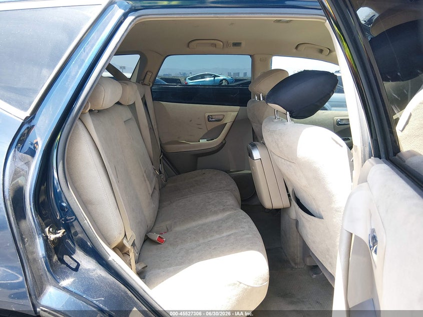 2006 Nissan Murano VIN JN8AZ08T76W415187 IAAI salvage auction — NORMAL WEAR, Clear (Nevada), sold $175 on 2026-07-17 (photo 8)