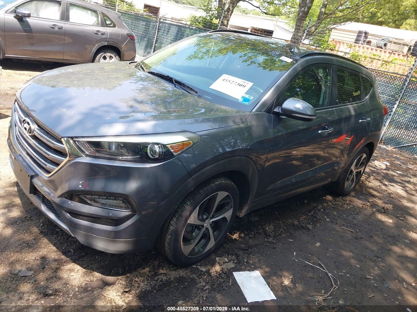 2016 Hyundai Tucson VIN KM8J3CA20GU100255 IAAI salvage auction — UNKNOWN, Clear (Virginia), sold $3,875 on 2026-07-09 (photo 2)