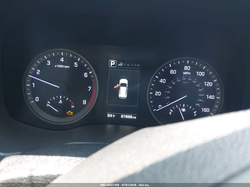 2016 Hyundai Tucson VIN KM8J3CA20GU100255 IAAI salvage auction — UNKNOWN, Clear (Virginia), sold $3,875 on 2026-07-09 (photo 7)