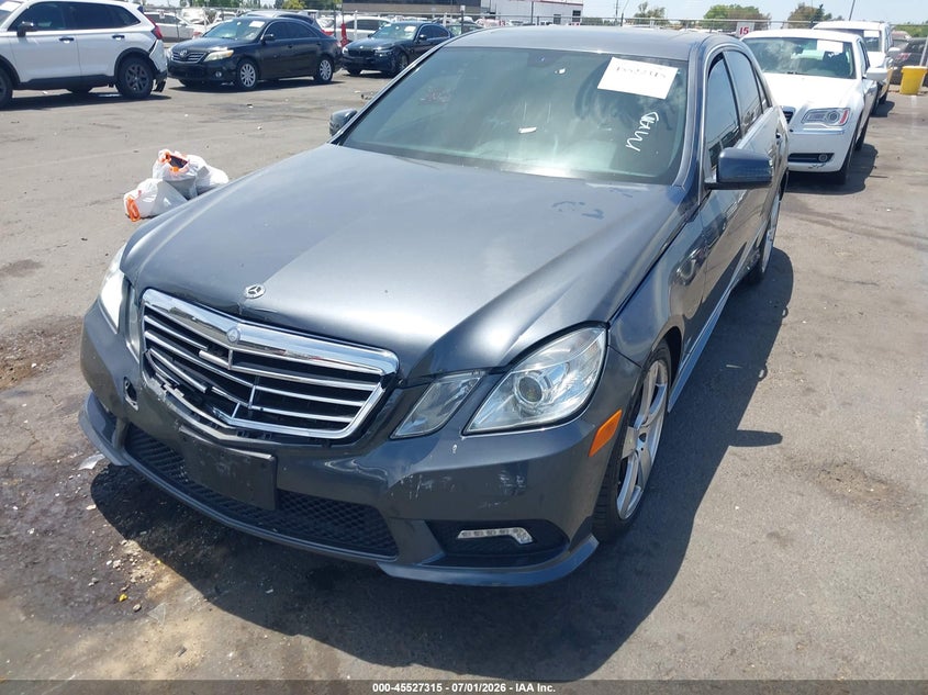 2011 Mercedes-benz E-class VIN WDDHF8HB9BA443045 IAAI salvage auction — FRONT END, Salvage (California), sold $25 on 2026-07-31 (photo 2)