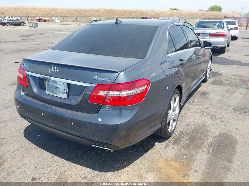 2011 Mercedes-benz E-class VIN WDDHF8HB9BA443045 IAAI salvage auction — FRONT END, Salvage (California), sold $25 on 2026-07-31 (photo 4)