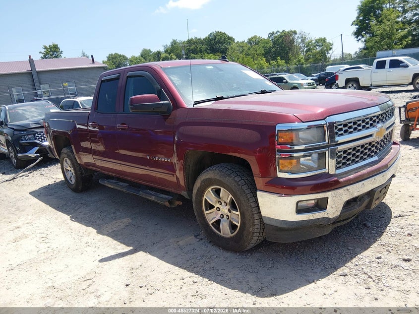 2015 Chevrolet Silverado VIN 1GCVKREH2FZ150733 IAAI salvage auction — WATER/FLOOD, Salvage (West Virginia), sold $2,050 on 2026-07-23 (photo 1)