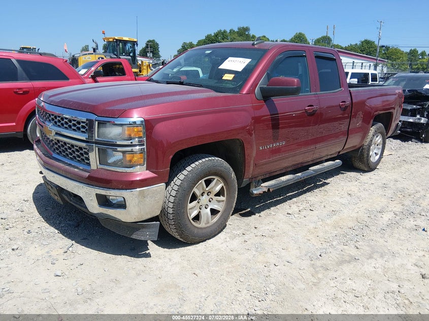 2015 Chevrolet Silverado VIN 1GCVKREH2FZ150733 IAAI salvage auction — WATER/FLOOD, Salvage (West Virginia), sold $2,050 on 2026-07-23 (photo 2)