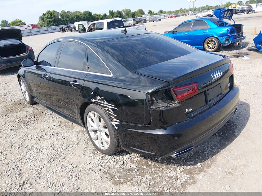 2018 Audi A6 VIN WAUG8BFC3JN007207 IAAI salvage auction — REAR END, Clear (Arkansas), sold $275 on 2026-07-29 (photo 3)