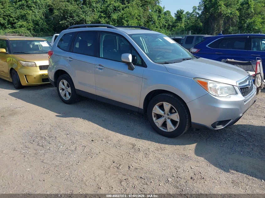 2015 Subaru Forester VIN JF2SJAFC2FH530351 IAAI salvage auction — NORMAL WEAR, Clear (Maryland), sold $1,550 on 2026-07-09 (photo 1)