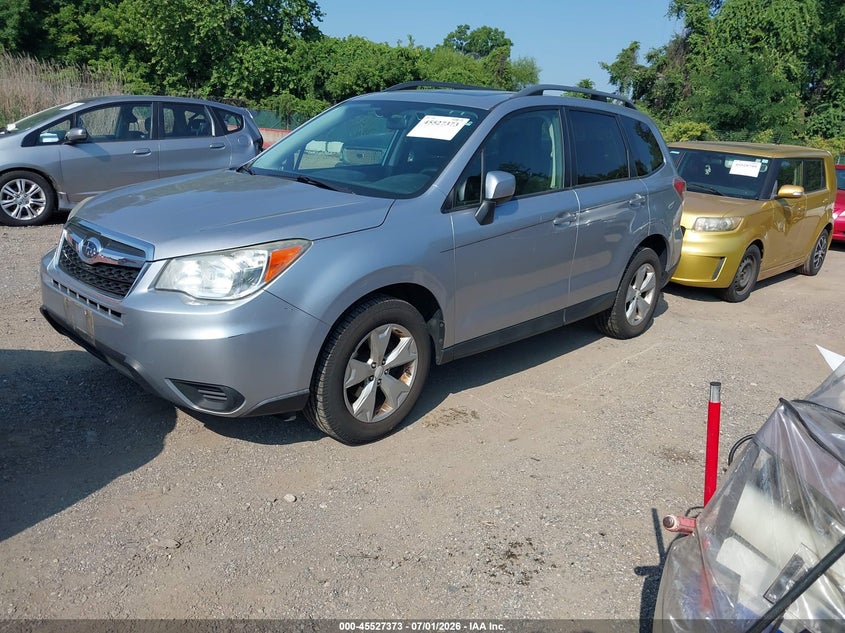 2015 Subaru Forester VIN JF2SJAFC2FH530351 IAAI salvage auction — NORMAL WEAR, Clear (Maryland), sold $1,550 on 2026-07-09 (photo 2)