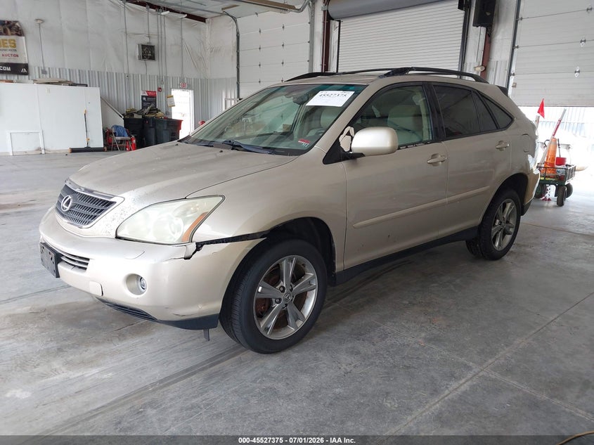 2006 Lexus Rx 400h VIN JTJHW31U460003882 IAAI salvage auction — LEFT FRONT, Clear (New Jersey), sold $625 on 2026-07-08 (photo 2)