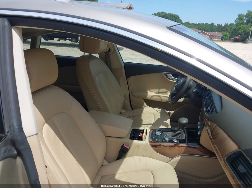 2012 Audi A7 VIN WAUSGAFC6CN005414 IAAI salvage auction — FRONT END, Clear (Wisconsin), sold $1,850 on 2026-07-15 (photo 5)