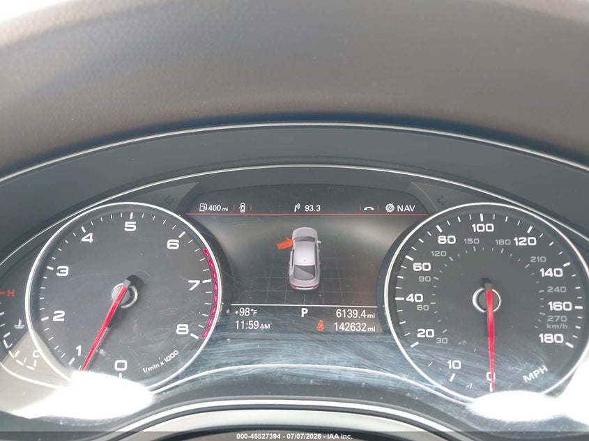 2012 Audi A7 VIN WAUSGAFC6CN005414 IAAI salvage auction — FRONT END, Clear (Wisconsin), sold $1,850 on 2026-07-15 (photo 7)