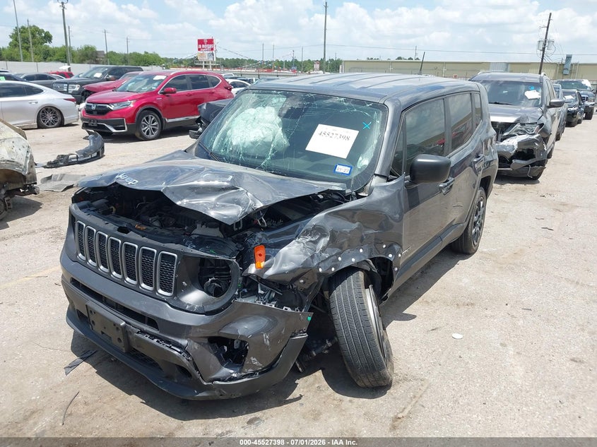 2023 Jeep Renegade VIN ZACNJDB12PPP55975 IAAI salvage auction — FRONT END, Wait Title, sold $2,275 on 2026-08-12 (photo 6)