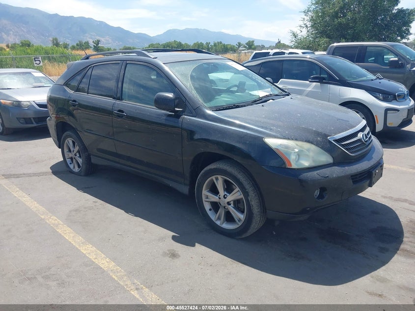 2006 Lexus Rx 400h VIN JTJHW31U360038235 IAAI salvage auction — FRONT & REAR, Nrc Lienholder Repossession Paperwork (Utah), sold $25 on 2026-07-23 (photo 1)